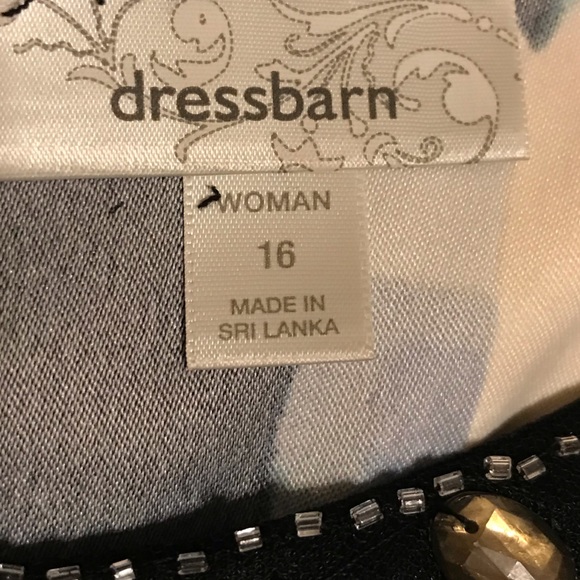 Dress Barn Women’s 16 Flawless Embellished shift dress with hidden zipper - Picture 9 of 9